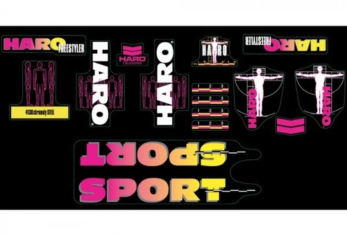 Haro bmx decals oldschool - oldschool, gt