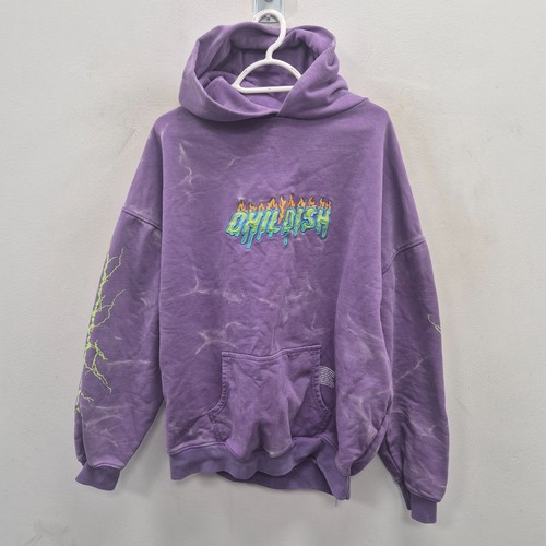 Childish hoodie purple green - purple,