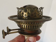 VERITAS Best English Make Brass Oil Lamp Burner Bayonet Fit with 4" Gallery.