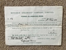 Merchant Navy Ephemera Monarch