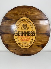 Guiness Reclaimed Solid Oak Barrel End Vintage Style Furniture