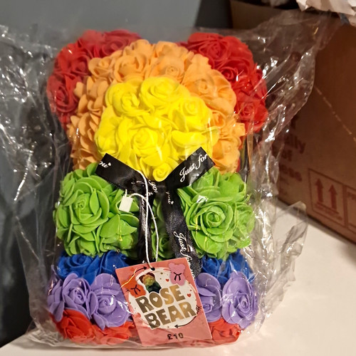 Rose bear multicolour - bear,