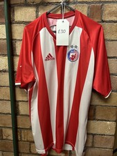 mens football shirt original genuine red star Belgrade home 2002 small s adult 