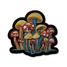 Embroidered Magical Mushrooms