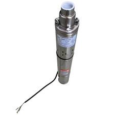 3" Deep Well Borehole Submersible Pump Clean Water Stainless Steel 750W 60M Head