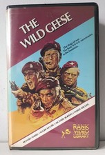 The Wild Geese - UK 1978 Original Rank Pre Cert VHS Video Cassette Tape