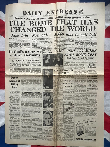 Ww2 newspaper copy august - newspaper,