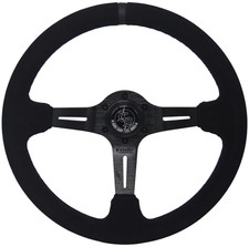 Kode-350mm Deep Suede Steering