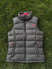 Women’s The North Face 700 Nuptse Khaki Green Gilet Bodywarmer Vest - Size XS