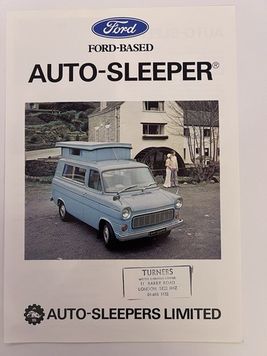 Ford based auto - ford‑based, auto‑sleeper