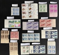 US Postage Stamps Blocks Mixed collection mostly MNH+MLH (see SCOTT Nos.)  #2039