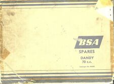 BSA Motorcycle Motorbike Dandy