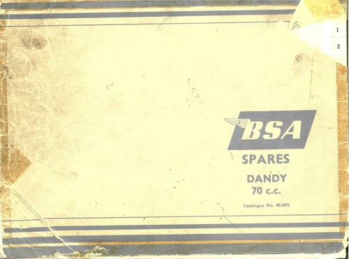 Bsa motorcycle motorbike dandy - bsa,