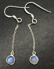 rainbow moonstone earrings