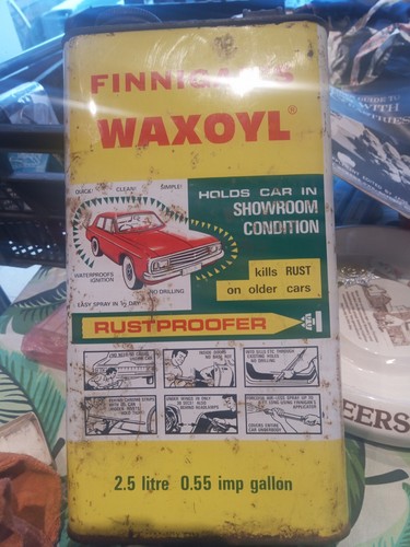Vintage retro finnigans waxoyl - retro,