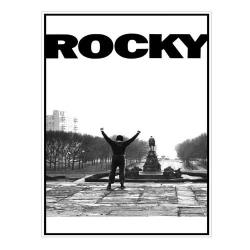 Rocky metal sign - rocky, retro