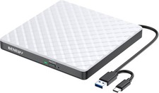 External DVD Drive,USB 3.0 CD/DVD +/-RW Drive Portable CD DVD Drive Burner Reade