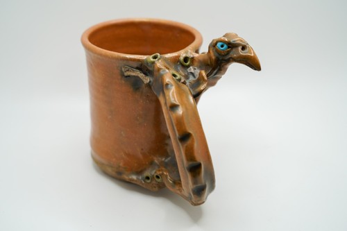 Dragon handle stoneware - dragon, 3d