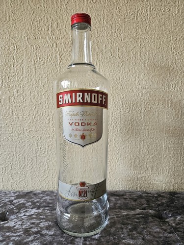 Smirnoff vodka large empty - large,