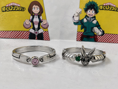 Deku ochaco matching rings - deku, &