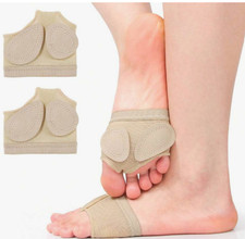 1 Pair Foot Thongs Forefoot Dance Paws Cover Toe Pads Half Lyrical Relieve Pain