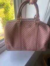 Gucci leather bag pink