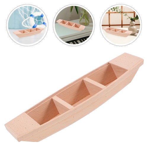 7pcs wooden fishing model wood - 7pcs,