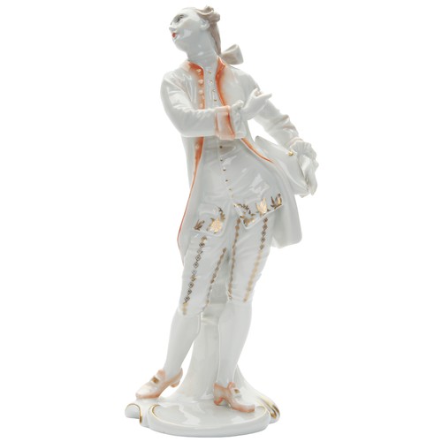 Porcelain figure marquis - porcelain,