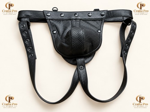 Mens genuine leather jockstrap - genuine,