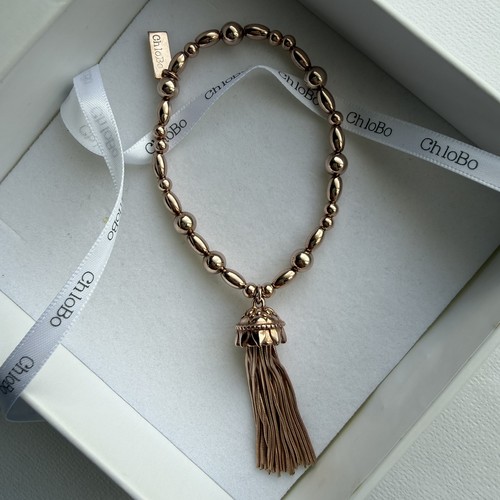 Chlobo tassel bracelet - bracelet, rose
