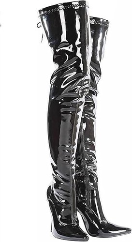 Women patent faux - patent, leather