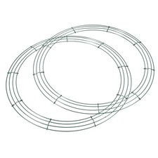 2pcs 18" Metal Wire Wreath