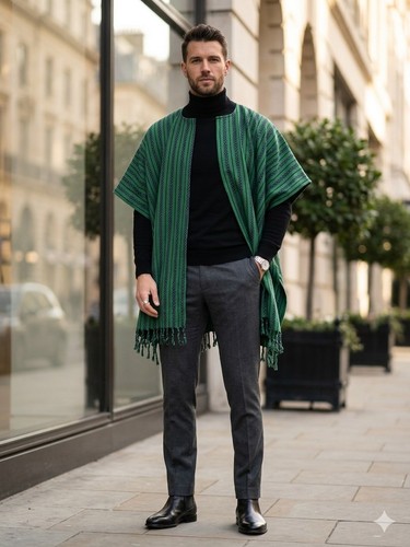 Handmade green cotton peruvian - cotton,