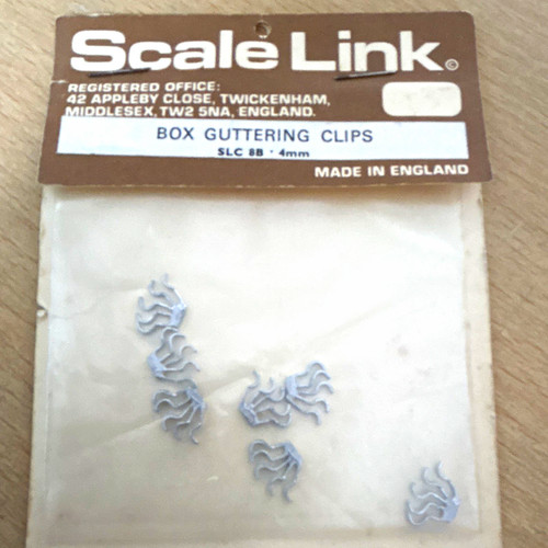 Guttering clips 4mm gauge - guttering, oo