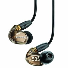 Shure SE535 Sound Isolating Earphones with 3.5mm Pro Cable - Black Gold