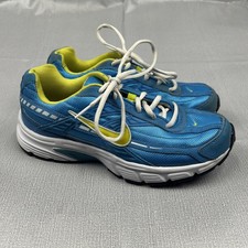 Nike Air Pegasus+ 30 Women’s 8.5 Blue Yellow Running Shoes Sneakers 399053