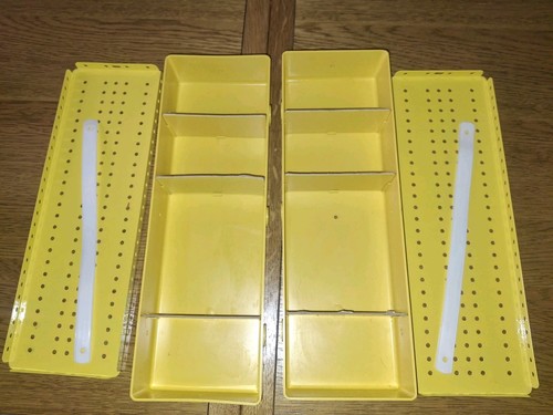 Meccano yellow plastic - 2x,