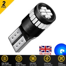 2X W5W T10 Car Side Light Bulbs Led Error Free Canbus Xenon Blue Universal UK