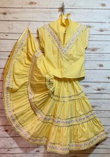 Vintage Mexican Patio Dress XS
