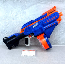 NERF Infinus N-Strike Elite Toy Motorized Blaster + 10 Soft Foam Darts
