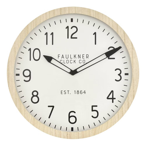 Wall clock wood - 16",