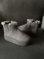 Dark Grey Sherpa Style Faux