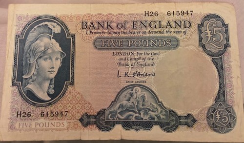 1957 bank england - 5, old