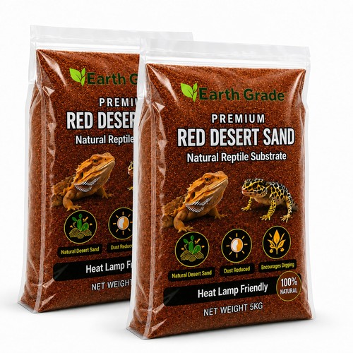Reptile desert sand 10kg red - sand,