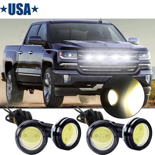 4pcs white led grille - 4pcs,