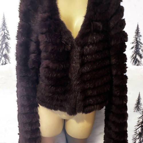 Vintage rabbit fur jacket - vintage,