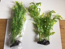 Artificial Aquarium Plants x 2 Extra Large.Approximately 450mm.New*