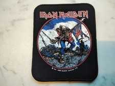 IRON MAIDEN  PATCH ORIGINAL 1984 TROOPER Vintage Aufnäher 10x8,5cm Heavy Metal 