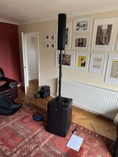 RCF EVOX JMIX8 PA System With Cover And 2x Neutrik Leads