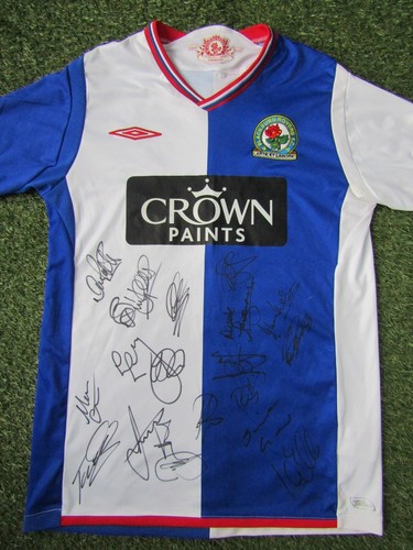 Blackburn rovers hand signed - rovers,